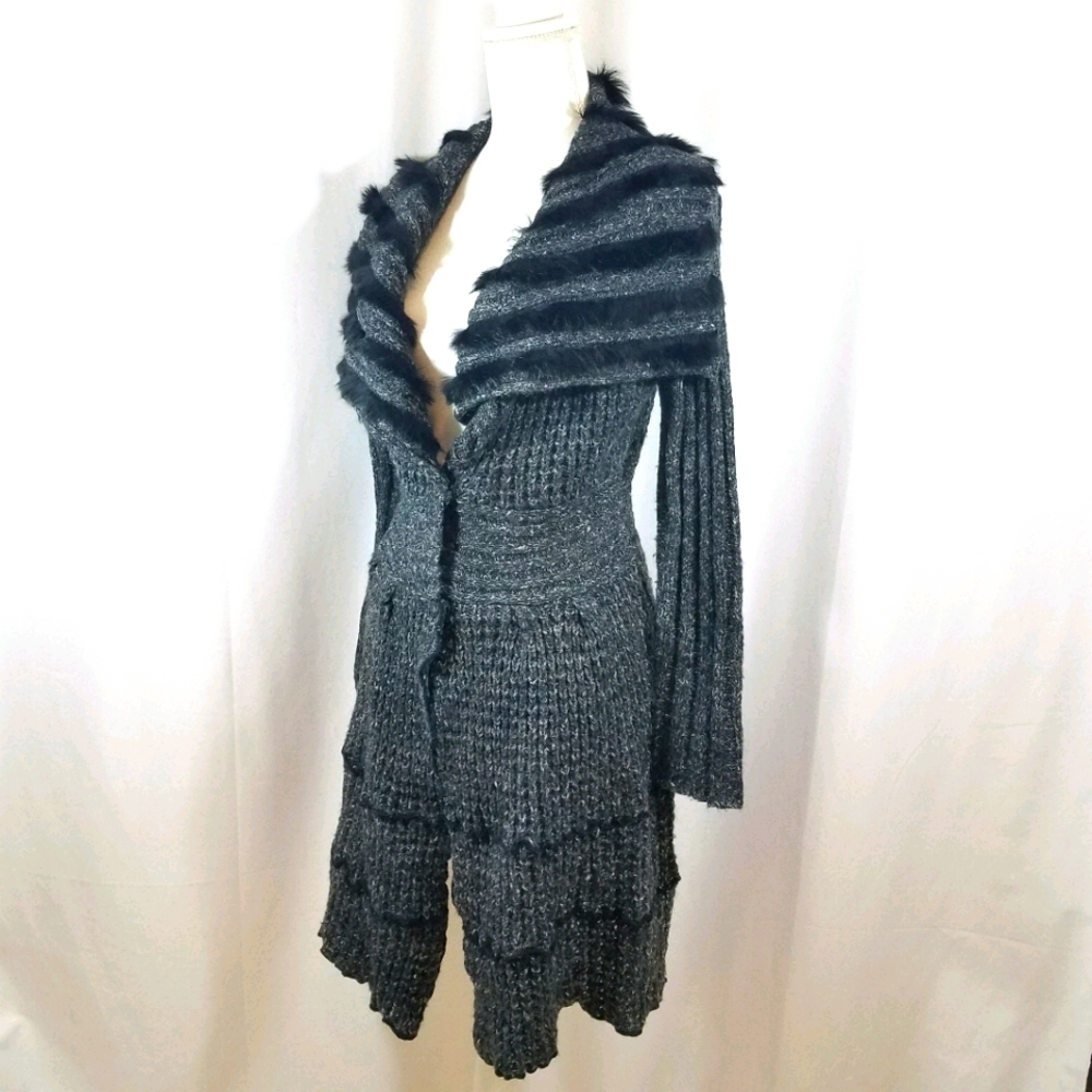 Sioni Mohair Long Cardigan M - Picture 1 of 14